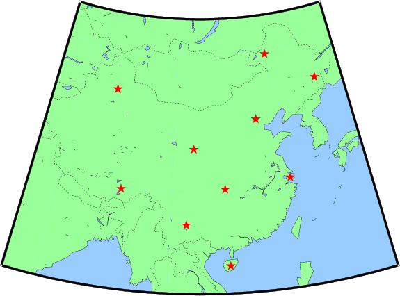 Map of China