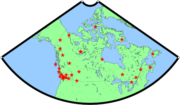 Map of Canada